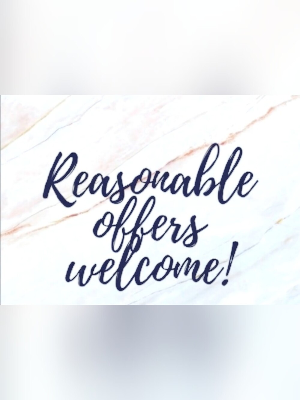 Offers welcomed!